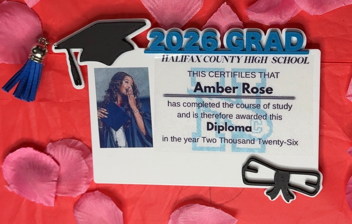 🎓 BOUIJEE 2026 Graduation Diploma Keychain & Magnet STL Digital File (Copy)