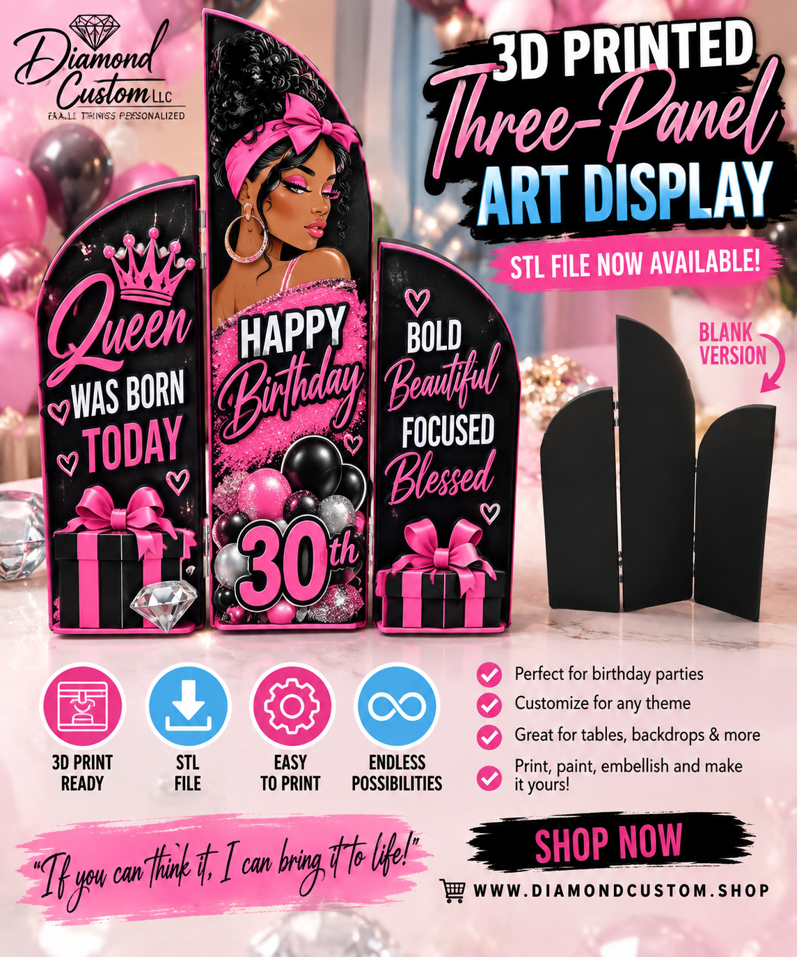 Hobby Lobby 3 Panel Stl File