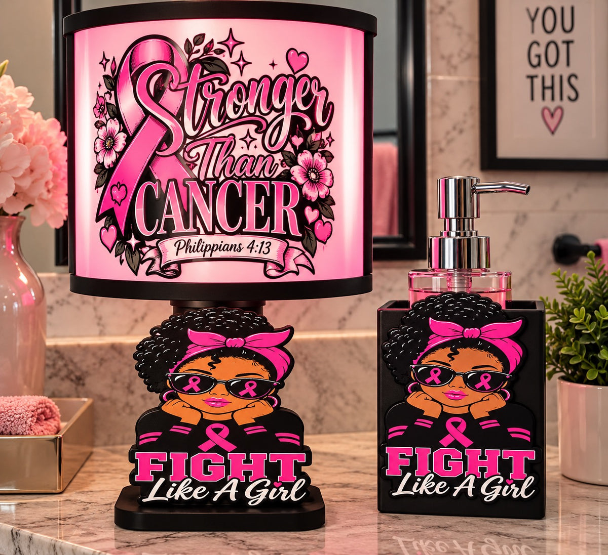 Fight Like A Girl Matching Set