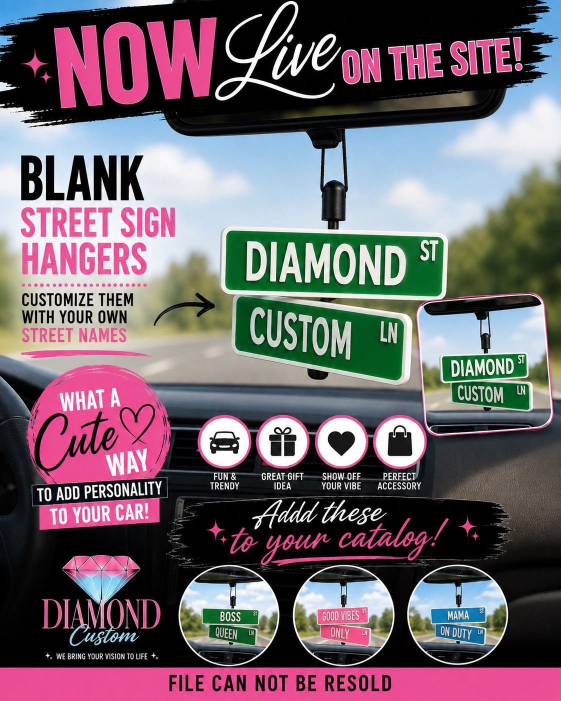 Street Sign Hanger Blank 3MF