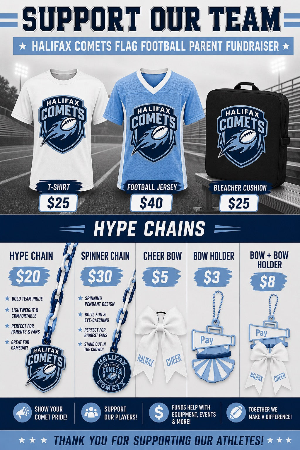 Halifax Comets Youth Football Fundraiser