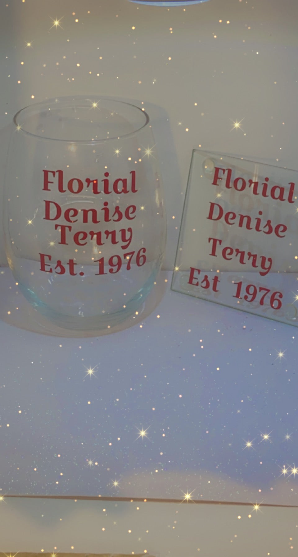 Personalized Stemless Wine Glasses