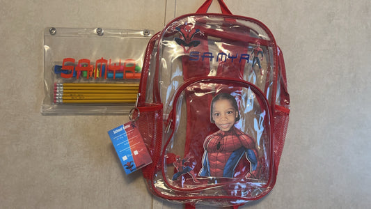 Custom Clear Backpacks