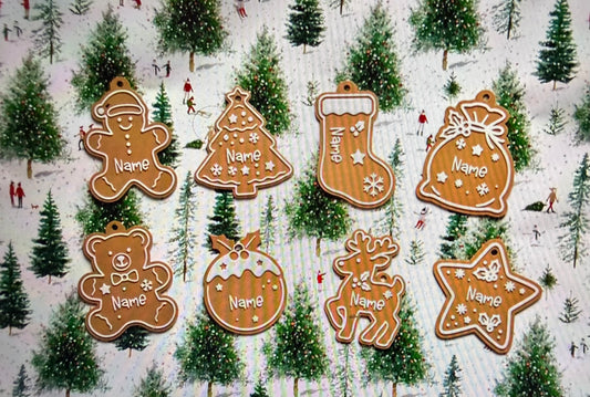 Personalized Ginger Bread Ornaments￼