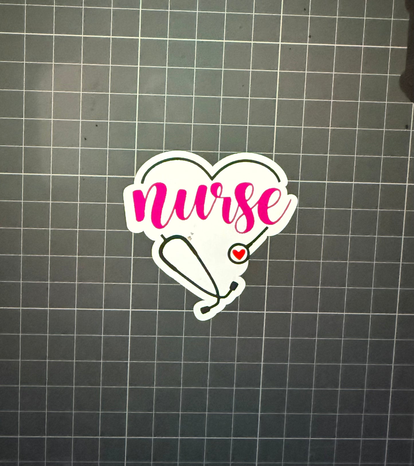 NURSE BADGE REEL TOPPER