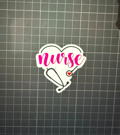 NURSE BADGE REEL TOPPER