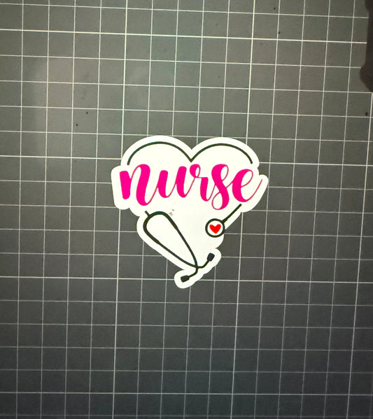 NURSE BADGE REEL TOPPER