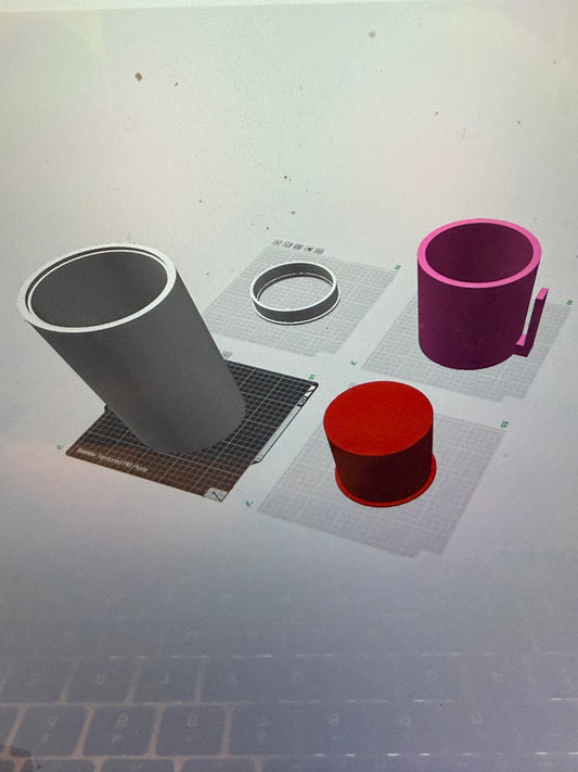 Empty Push Pop Containers 3mf Digital File