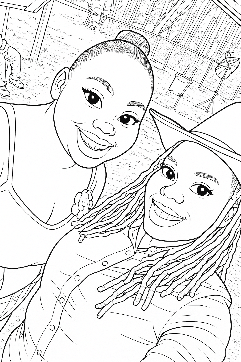 Portrait Paint Canvas