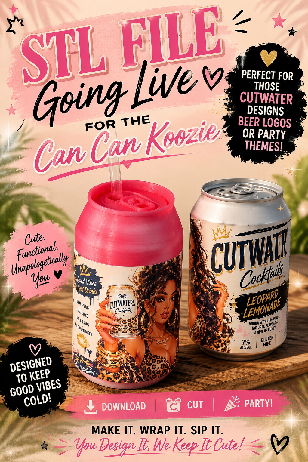 Cutwater Can Koozie