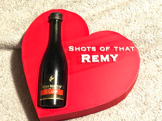 Heart Remy Mini Bottle Holder Digital File STL