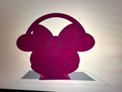 Minnie Girl Basket 3MF Digital File