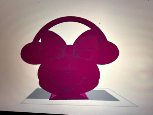 Minnie Girl Basket 3MF Digital File