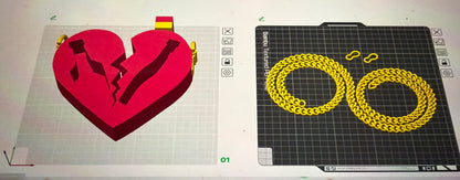 💔 Remy Henny Broken Heart Mini Bottle Holder Purse Bundle – STL Digital File