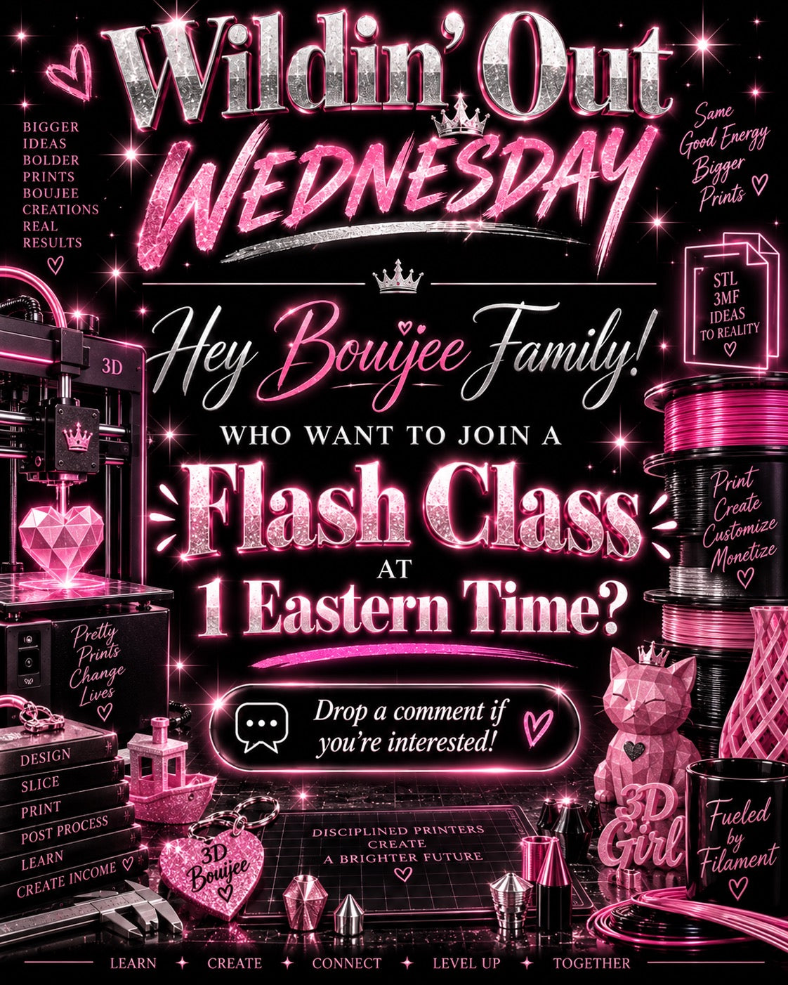 Wildin' Out Wednesday Flash Class