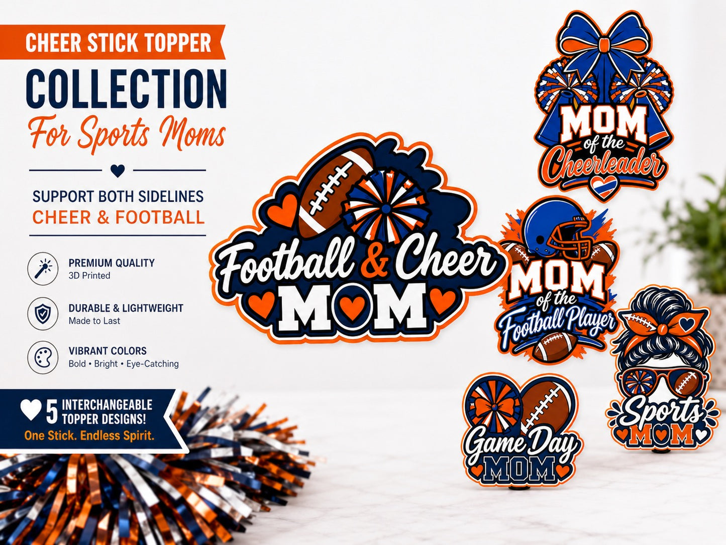 Cheer Toppers Bundle 3 Files with new handle