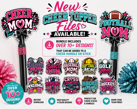 Cheer Toppers Bundle 2 Files