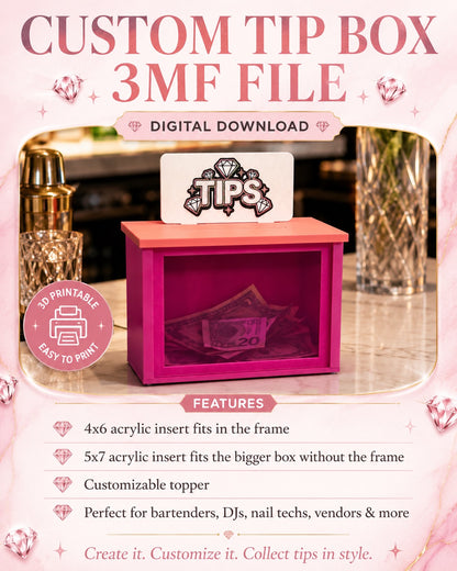Tip Jar 3MF File