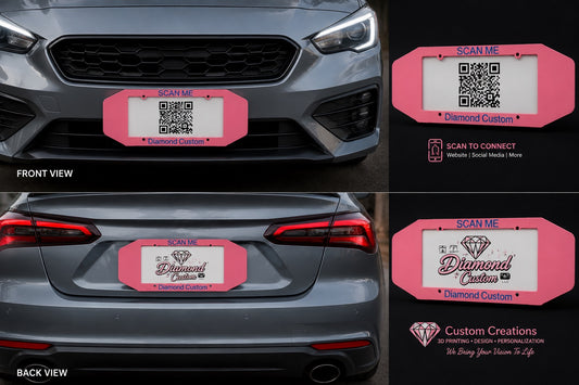 Custom Personalized License Plate Cover