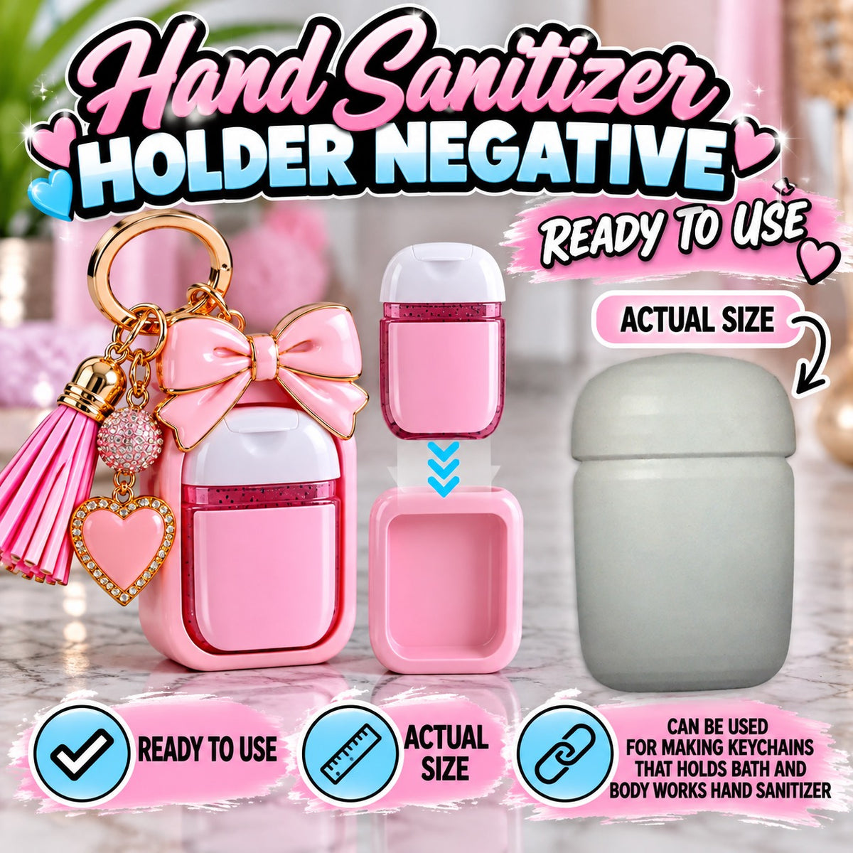 Hand Sanitizer Holder Negative