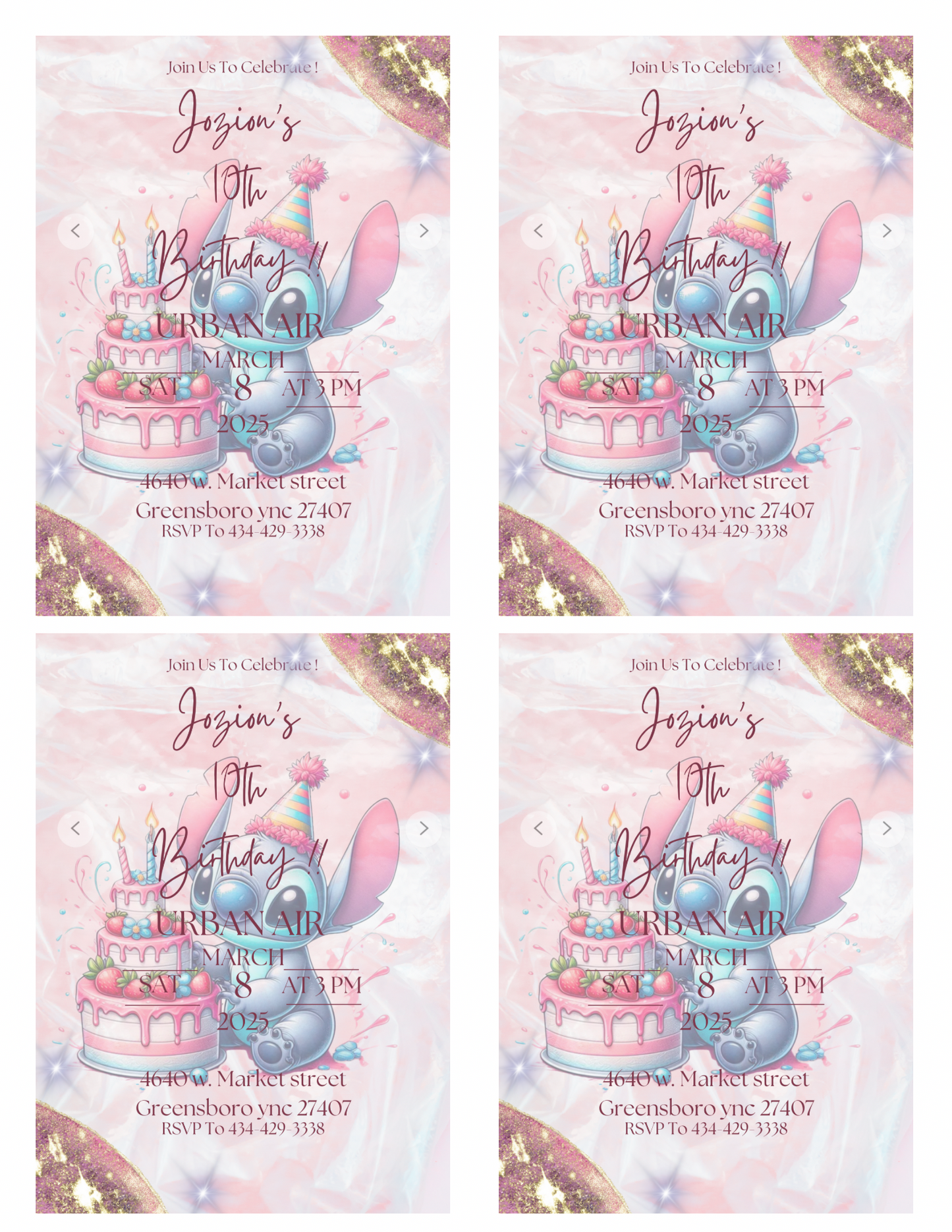 BIRTHDAY INVITATION
