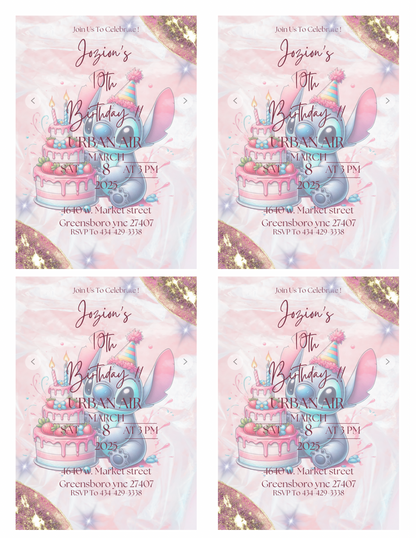 BIRTHDAY INVITATION