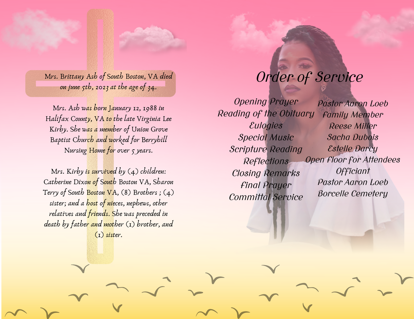 Obituary Booket